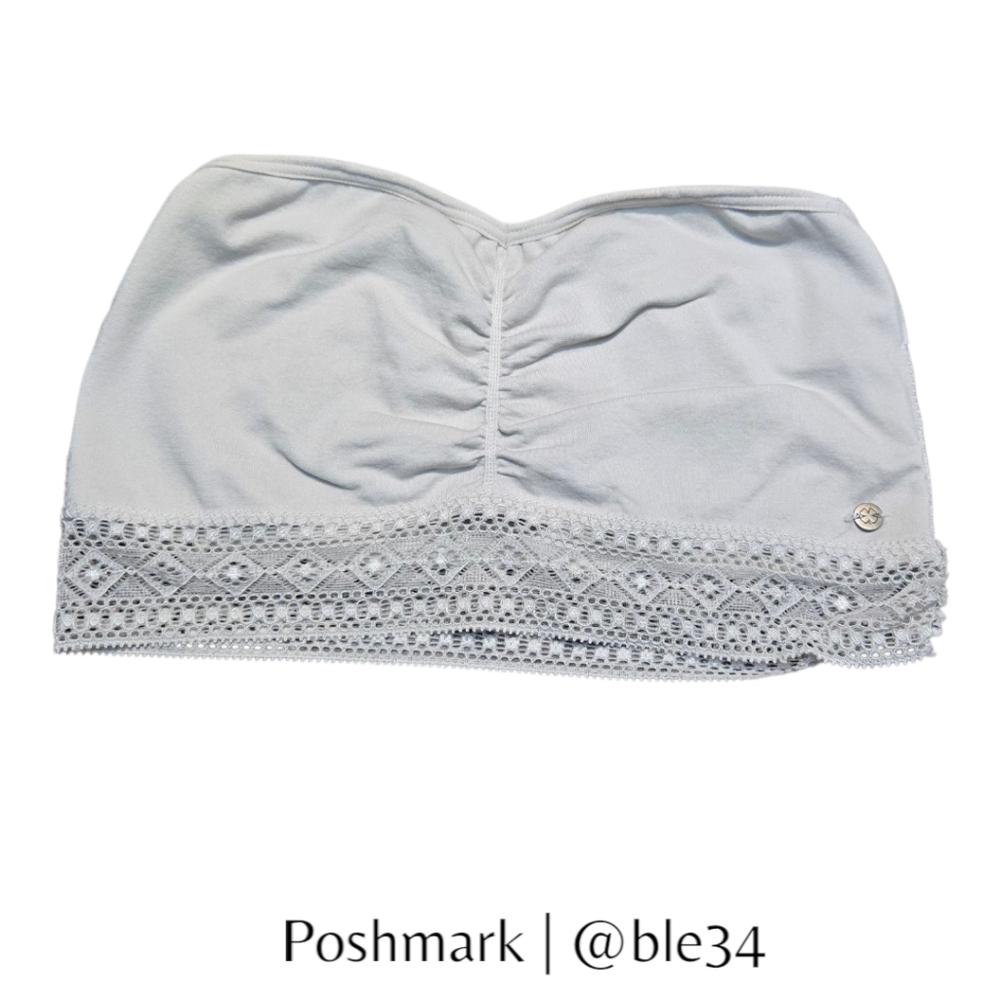 *SALE* Lucky Brand Bandeau Bralette W/ Lace Detailing